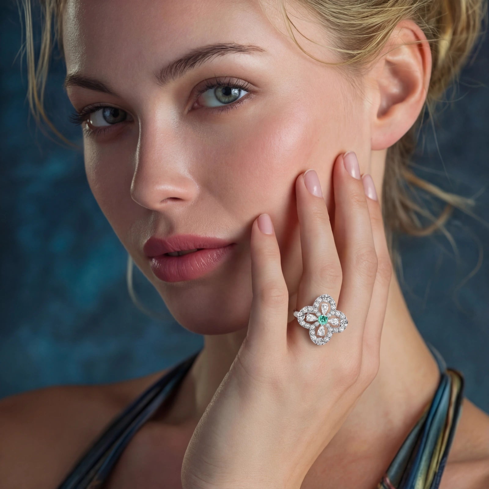 Anillo Trébol de la Suerte