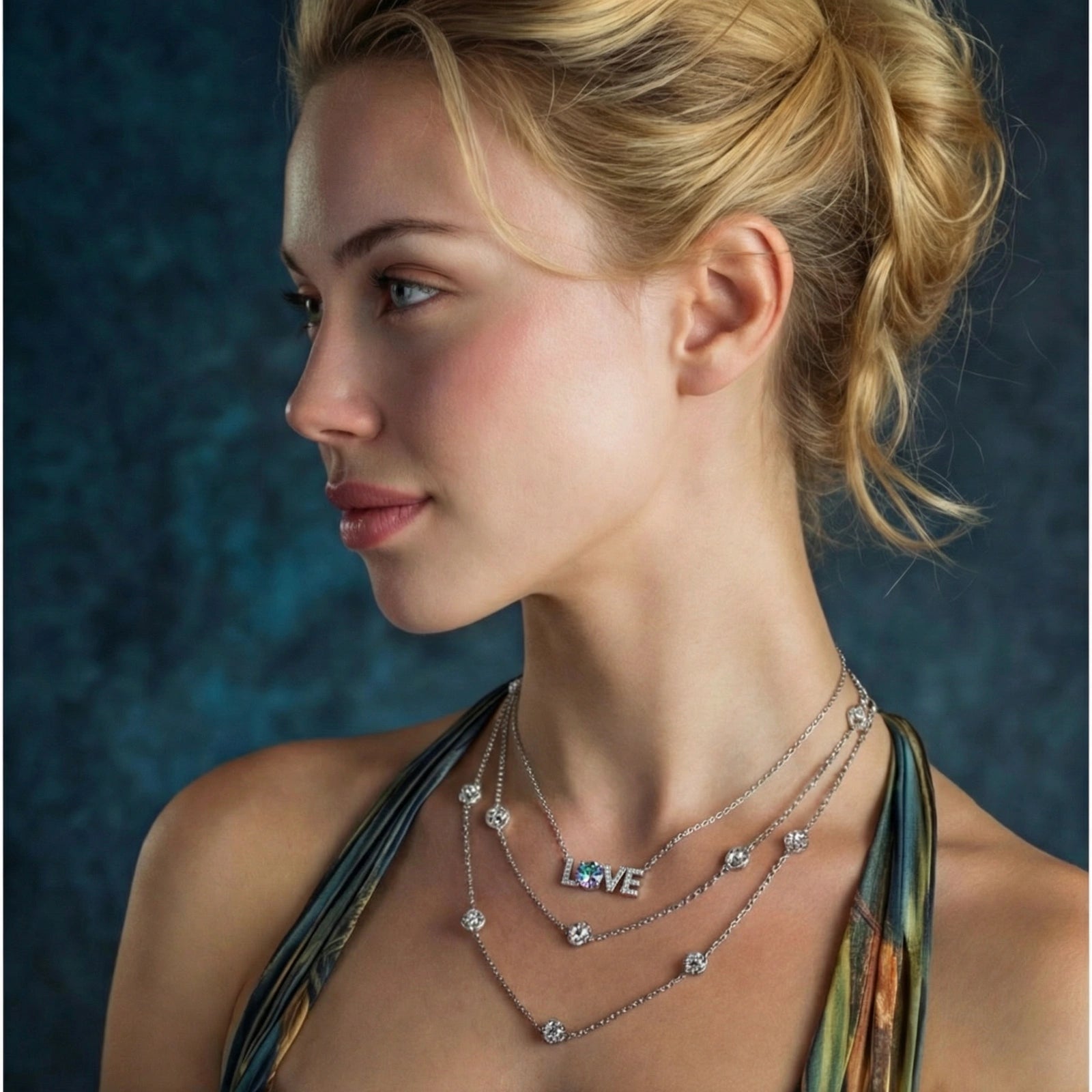 Collar Moissanita LOVE
